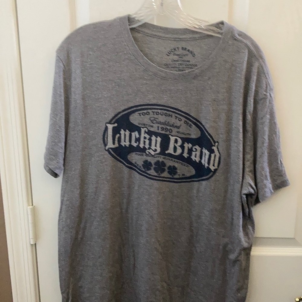 FINAL MARKDOWN Lucky brand slub tee large